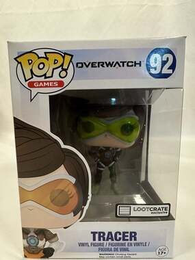 Funko Pop! Games Overwatch Tracer [Sporty/Green] Loot Crate Exclusive #92